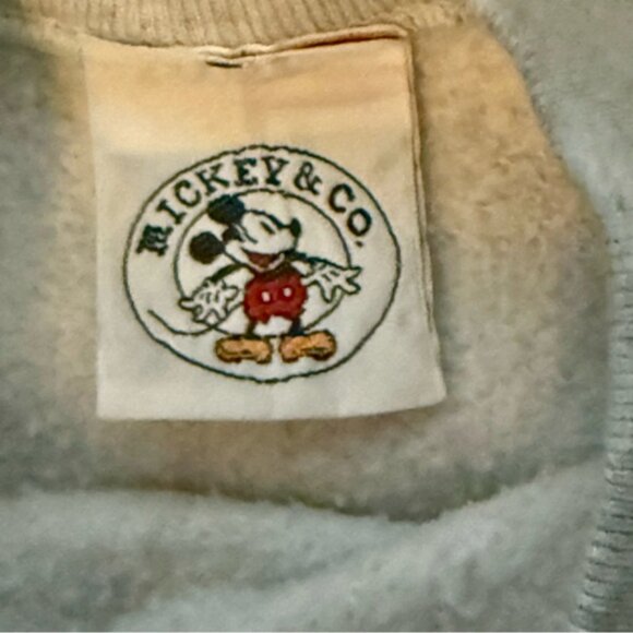 Vintage Mickey & co Mickey University crewneck sweatshirt, unisex child medium - Picture 2 of 4